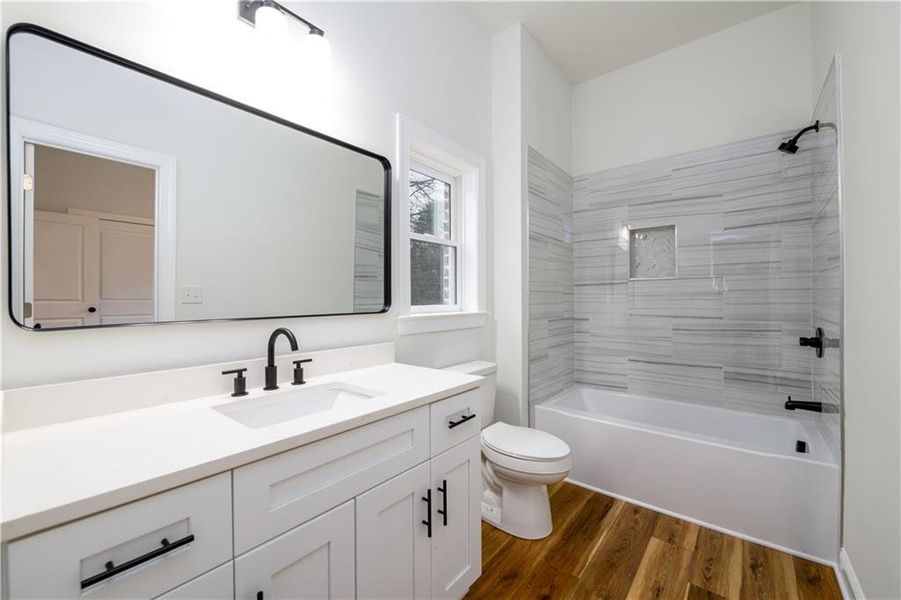 Furnished interior view inside a new home in , Atlanta (Image 11).