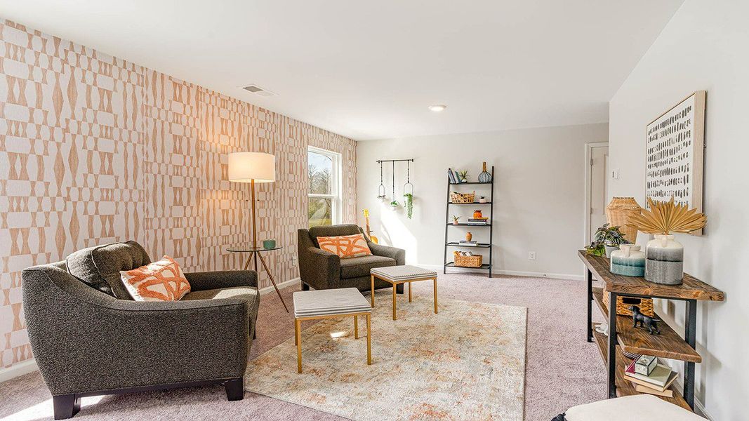 Furnished interior view inside a new home in Livingston Woods, Irmo (Image 27).