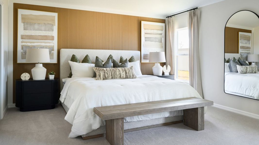 Representative furnished interior of a home built from the Magenta by Casa Fresca Homes in Pasadena Woods, Dade City (Image 9).