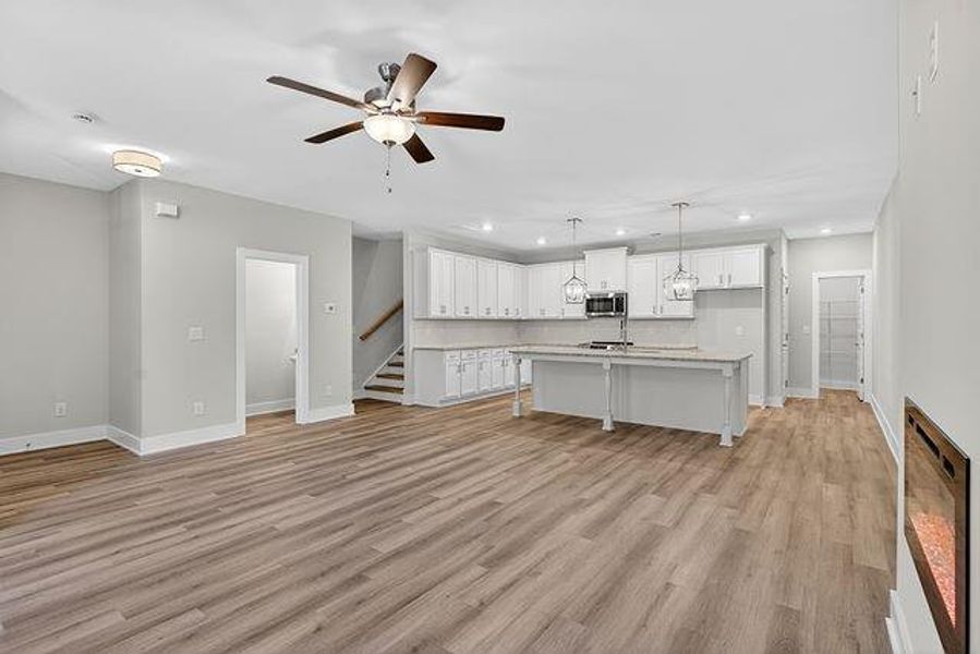 Spacious, unfurnished interior of a new home in The Park at Gainesville Township, Gainesville (Image 14).