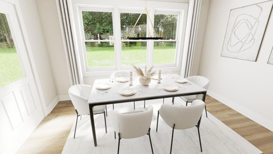 Furnished interior view inside a new home in McConnell Ridge, McLeansville (Image 6).
