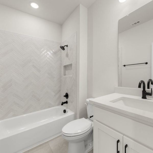Furnished interior view inside a new home in StarView, Prosper (Image 46).