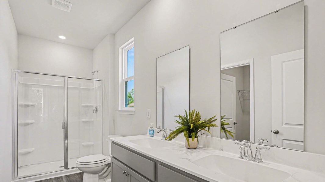 Furnished interior view inside a new home in South Island Landing, Georgetown (Image 9). Furnished interior view inside a new home in South Island Landing, Georgetown (Image 9).