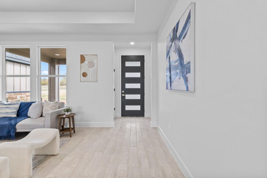 Furnished interior view inside a new home in , McDade (Image 13).