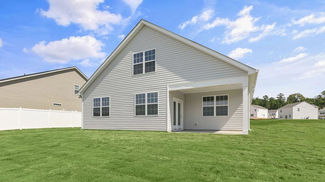 Representative exterior details of a home built from the Bristol by D.R. Horton in The Villas at Collinswood, Aberdeen (Image 3). Representative exterior details of a home built from the Bristol by D.R. Horton in The Villas at Collinswood, Aberdeen (Image 3).