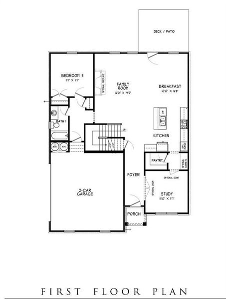 2D floor plan layout of this home in , Acworth, GA (Image 3).