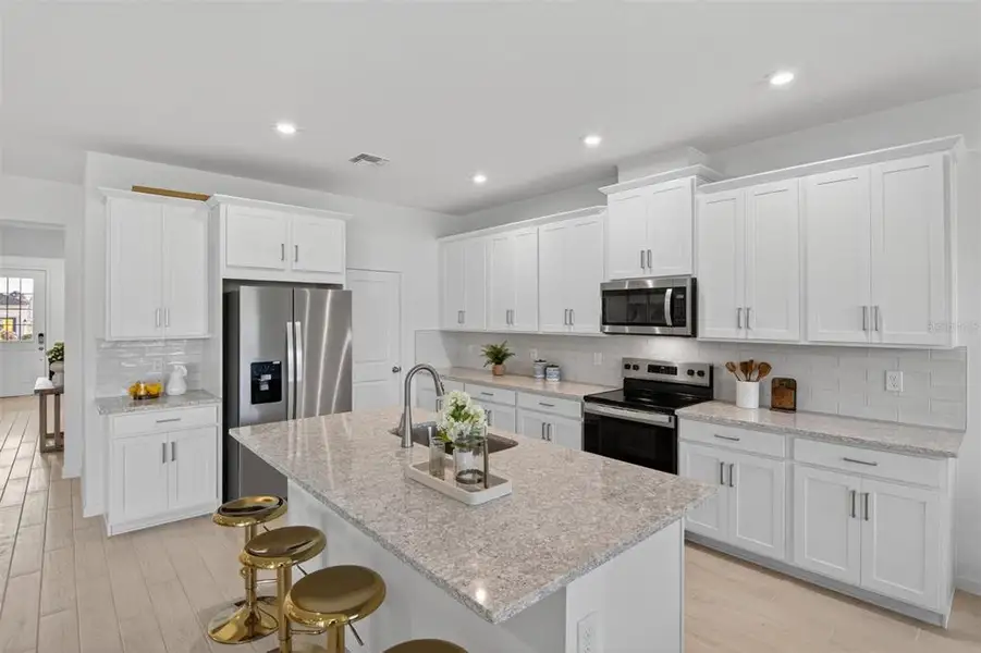 Furnished interior view inside a new home in , Clermont (Image 5).
