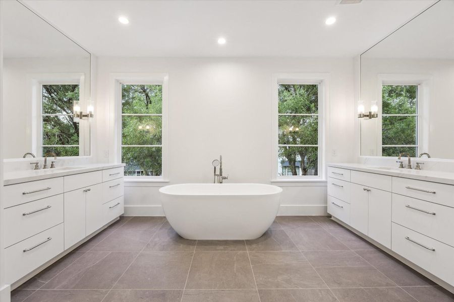 Furnished interior view inside a new home in , Houston (Image 12).