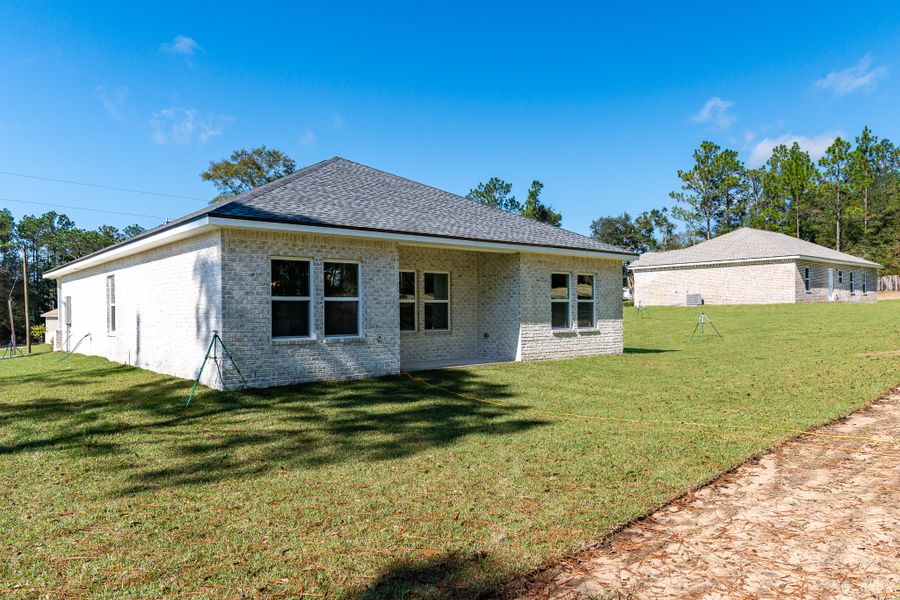 Representative exterior photo of a completed home built from the Maybell I by CJL Homes in Oak Hollow, Crestview, FL (Image 26).