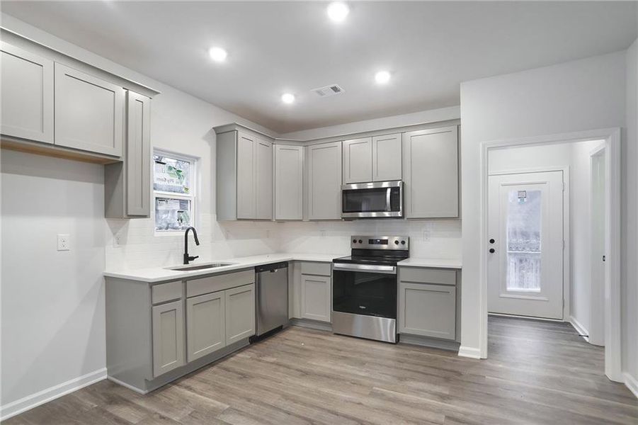 Furnished interior view inside a new home in , Atlanta (Image 3).