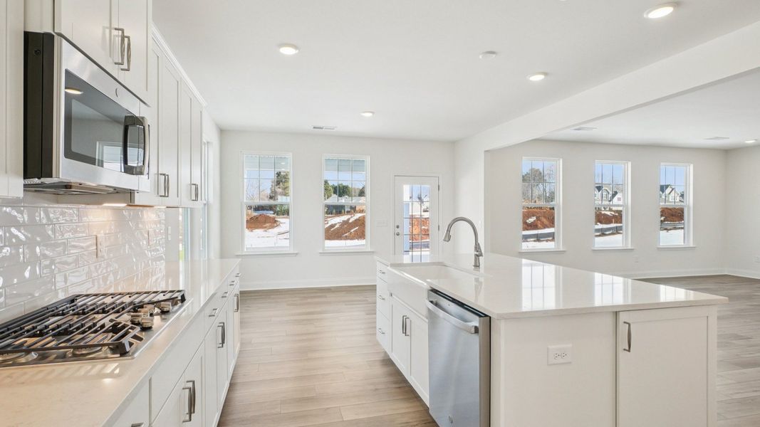 Furnished interior view inside a new home in Owen Park, Gibsonville (Image 9).