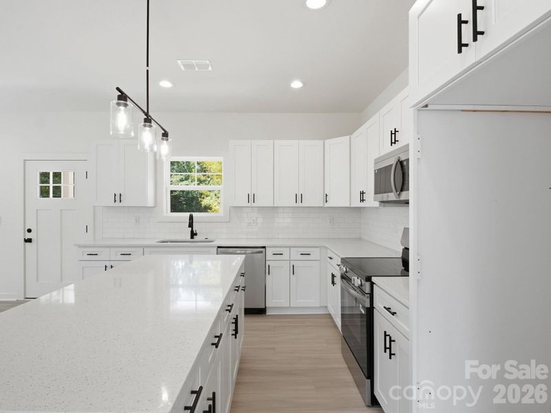 Furnished interior view inside a new home in , Charlotte (Image 4).