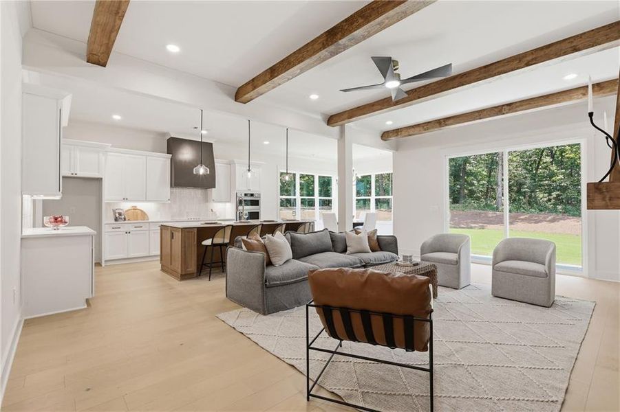 Furnished interior view inside a new home in , Lula (Image 19). Furnished interior view inside a new home in , Lula (Image 19).