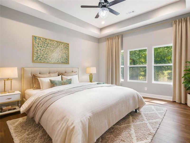 Furnished interior view inside a new home in , Mableton (Image 6).