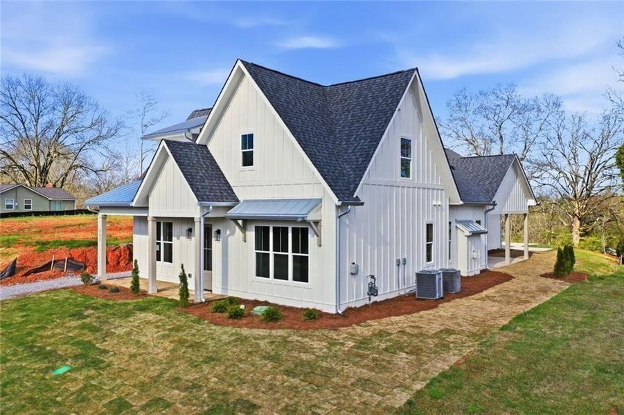 Exterior details and patio area of a home in , Ball Ground (Image 4).