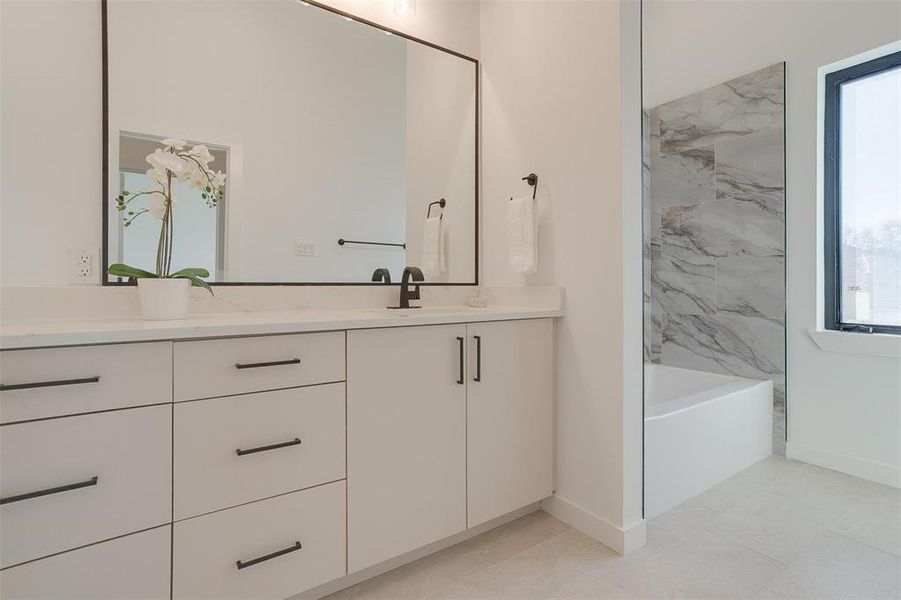 Furnished interior view inside a new home in , Fort Worth (Image 14). Furnished interior view inside a new home in , Fort Worth (Image 14).