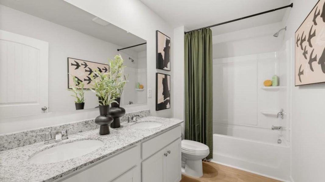 Furnished interior view inside a new home in Creekview, Atlanta (Image 19).