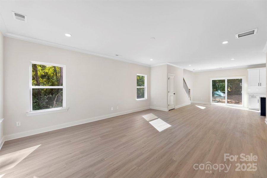 Spacious, unfurnished interior of a new home in , Huntersville (Image 28).