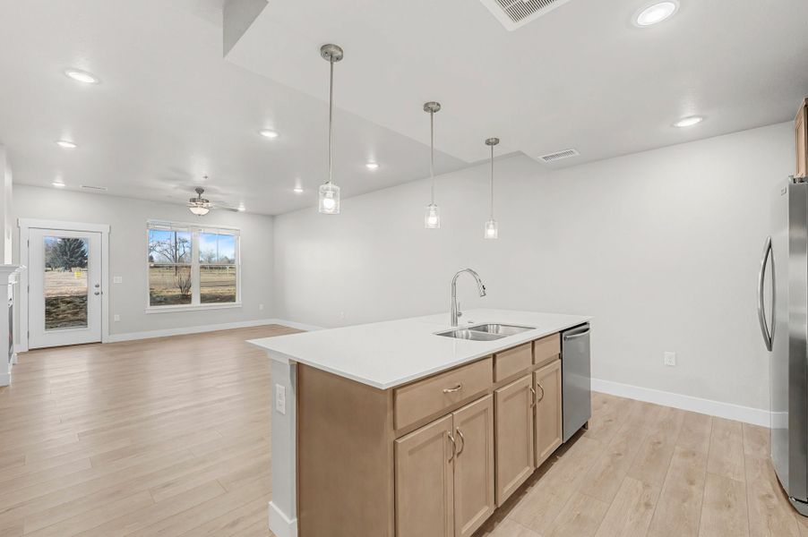Furnished interior view inside a new home in Highlands at Fox Hill, Longmont (Image 4).
