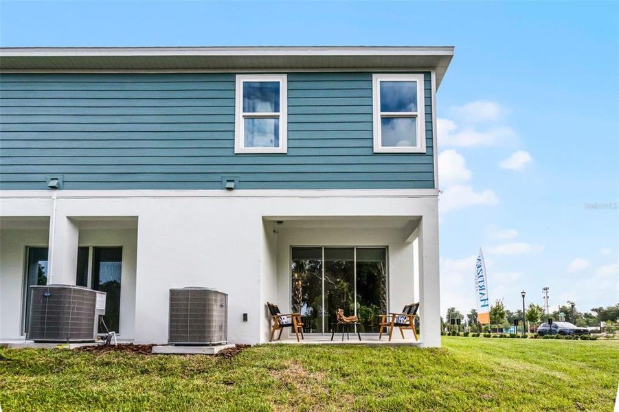 Exterior details and patio area of a home in Delaney Reserve, Deland (Image 28). Exterior details and patio area of a home in Delaney Reserve, Deland (Image 28).