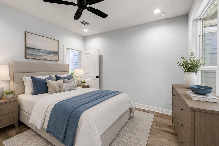 Furnished interior view inside a new home in , Montgomery (Image 11).