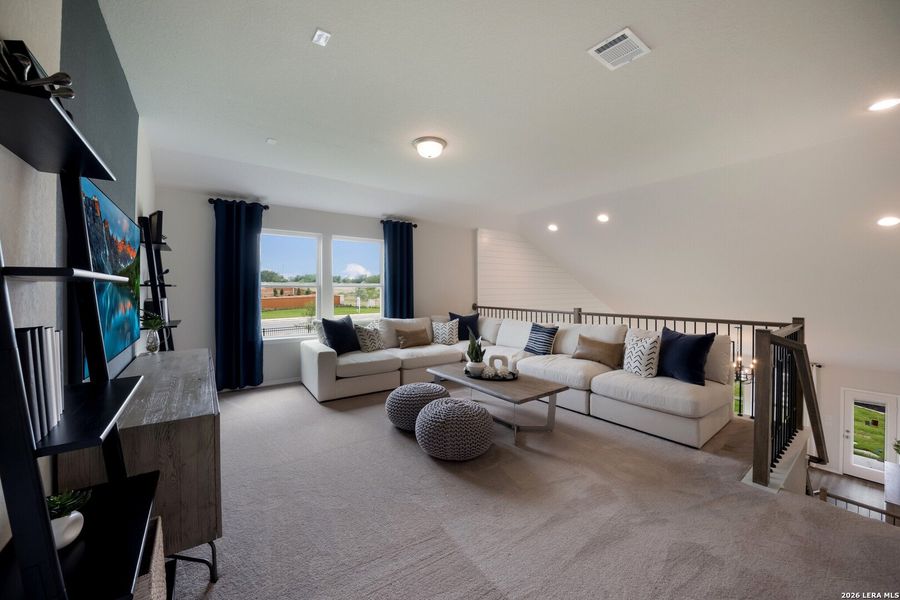 Furnished interior view inside a new home in Horizon Ridge, San Antonio (Image 22).