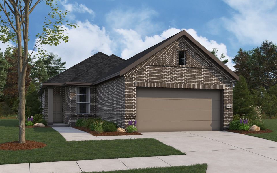 Rendering of floor plan. Colors and features may differ from shown representation.