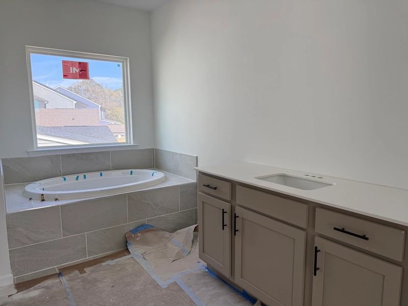 In-progress construction of a new home in The Point, Rolesville, NC (Image 16).