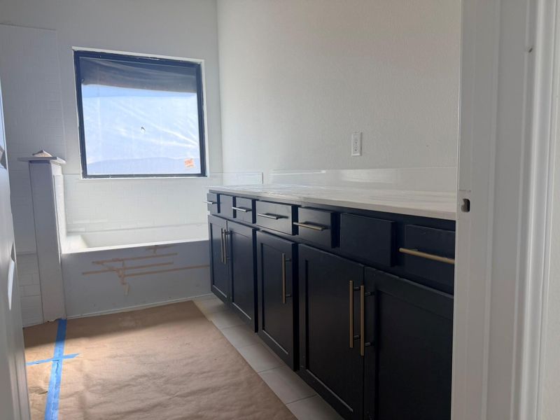 Actual progress of your home.