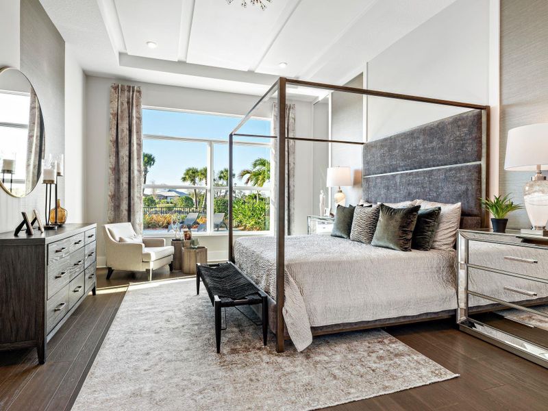 Furnished interior view inside a new home in PGA Village Verano, Port St. Lucie (Image 10).