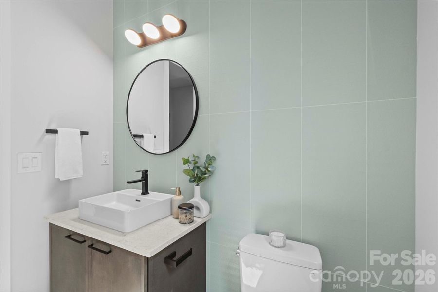 Furnished interior view inside a new home in , Charlotte (Image 8).