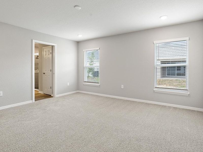 Find rest and relaxation in your spacious owner`s suite - Paisley by Highland Homes