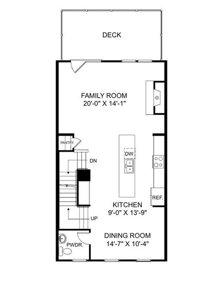 2D floor plan layout for the The Colman by Stanley Martin Homes in The Beacon at Old Peachtree Townhomes, Lawrenceville, GA (Image 3). 2D floor plan layout for the The Colman by Stanley Martin Homes in The Beacon at Old Peachtree Townhomes, Lawrenceville, GA (Image 3).