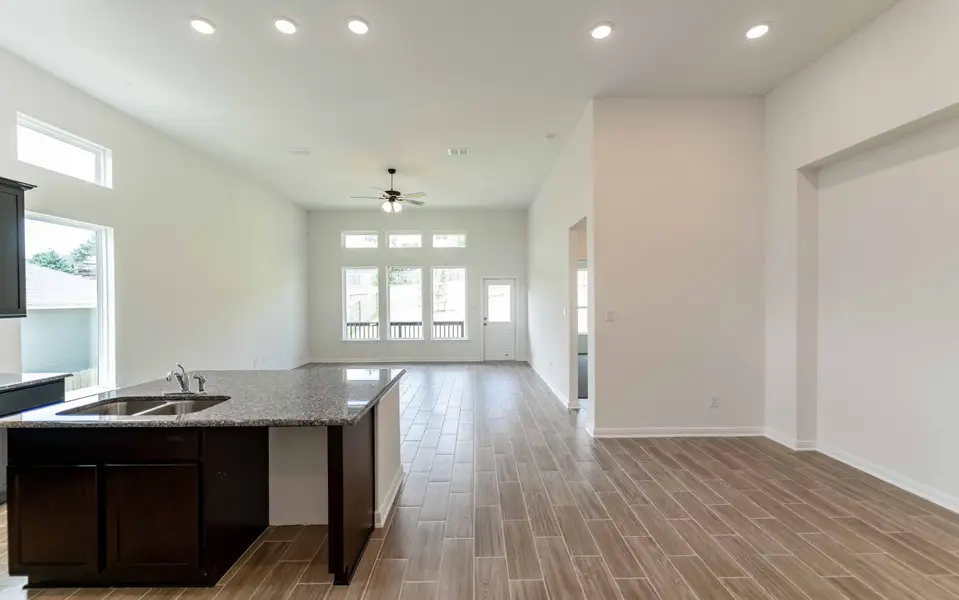 Furnished interior view inside a new home in Homestead, Schertz (Image 4). Furnished interior view inside a new home in Homestead, Schertz (Image 4).