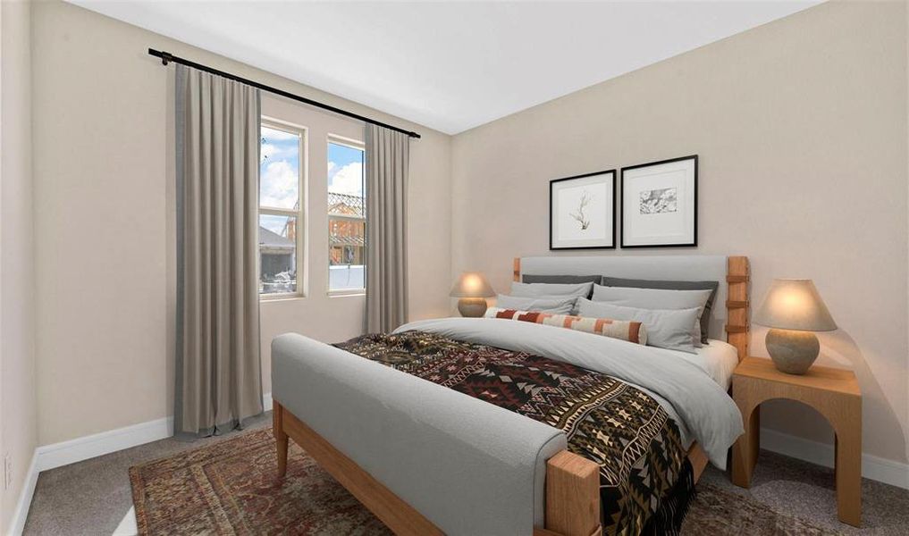 Furnished interior view inside a new home in Monterra, Fate (Image 16).