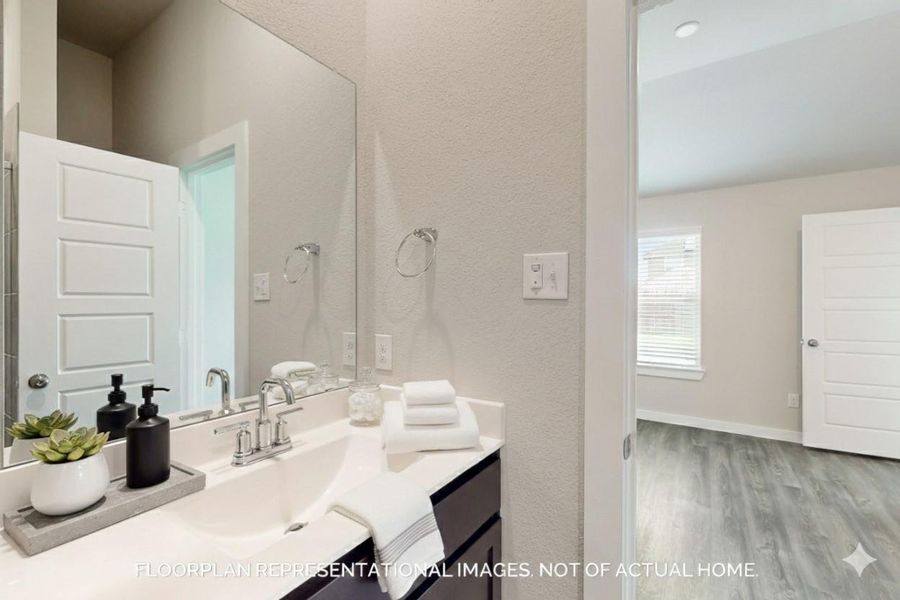Furnished interior view inside a new home in Ambrose, La Marque (Image 6).