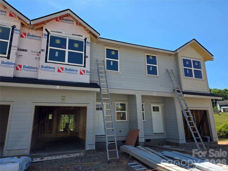In-progress construction of a new home in , Asheville, NC (Image 5).