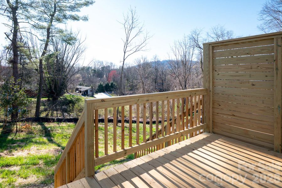 Exterior details and patio area of a home in , Candler (Image 14).