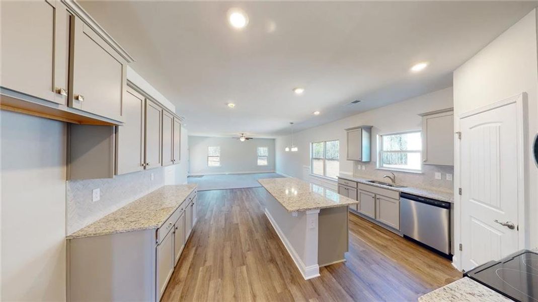 Furnished interior view inside a new home in Mirror Lake at South Harbour, Villa Rica (Image 5).