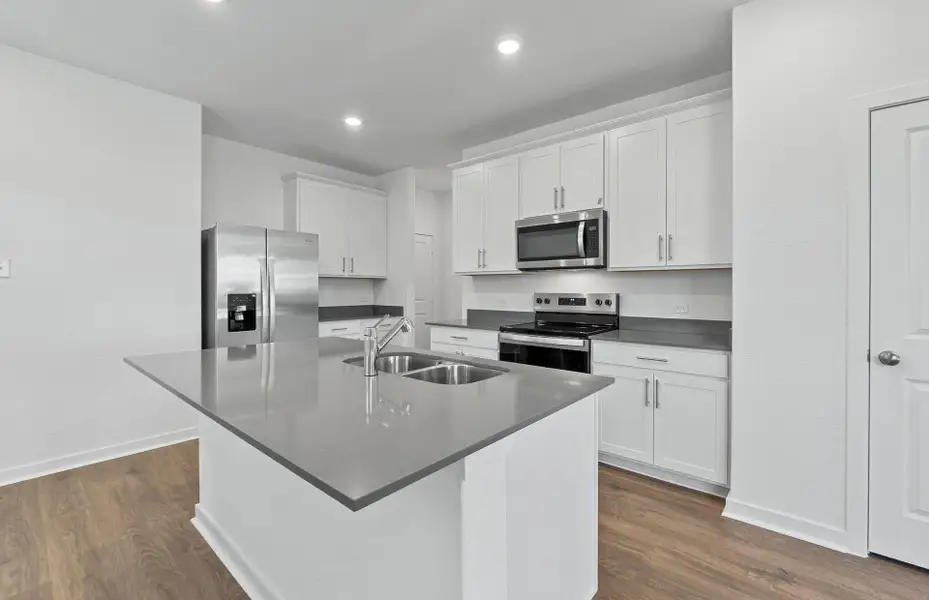 Furnished interior view inside a new home in Sonterra, Jarrell (Image 9).