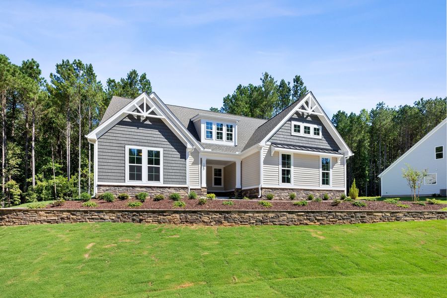 Representative exterior photo of a completed home built from the The Bradley by RobuckHomes in Baylee Ridge, Selma, NC (Image 46). Representative exterior photo of a completed home built from the The Bradley by RobuckHomes in Baylee Ridge, Selma, NC (Image 46).