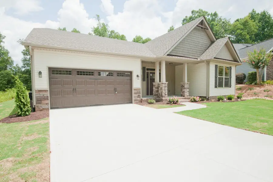 Representative exterior photo of a completed home built from the Oakland by SK Builders in Blue Ridge Trail, Fountain Inn, SC (Image 4).