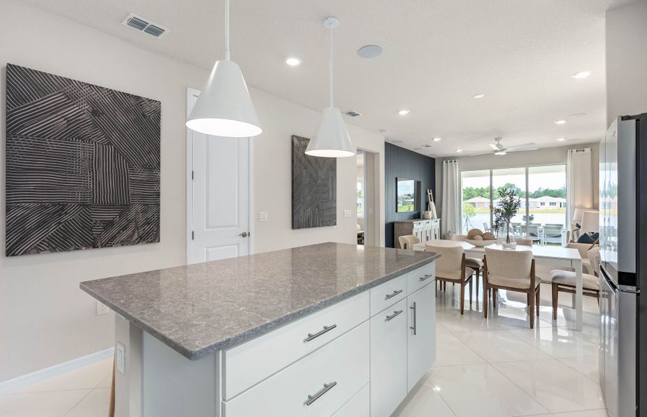 Furnished interior view inside a new home in Del Webb Sunbridge, St. Cloud (Image 62).