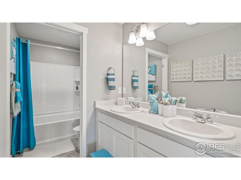 Furnished interior view inside a new home in , Fort Collins (Image 25).