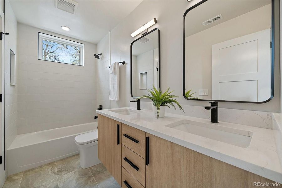 Furnished interior view inside a new home in , Denver (Image 13).