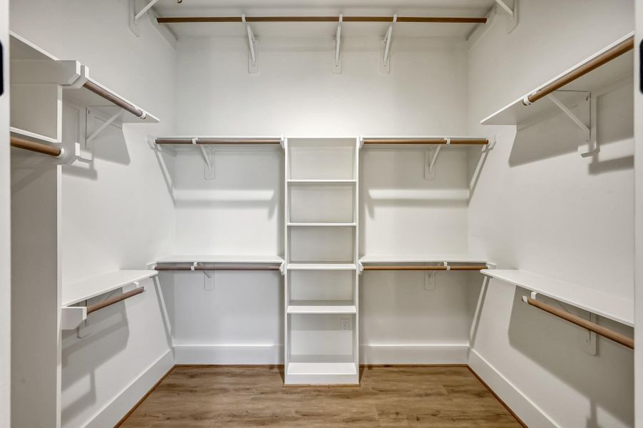 The oversized primary closet The oversized primary closet