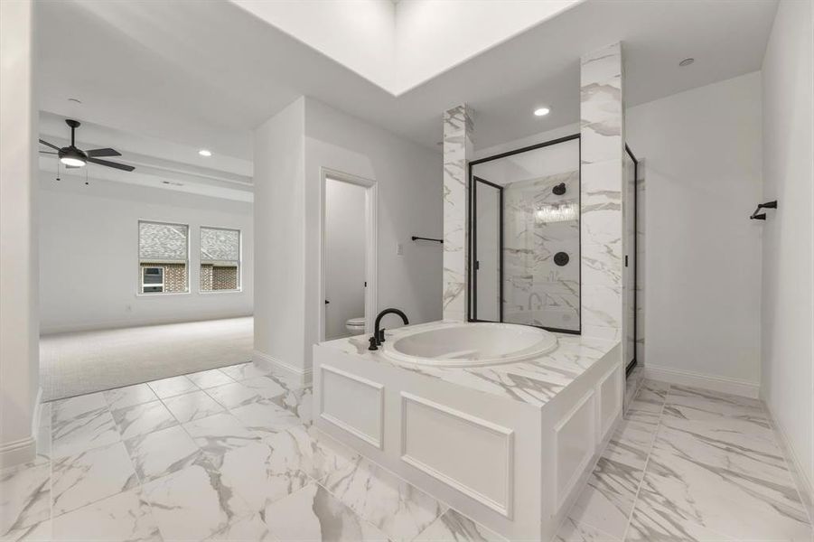 Furnished interior view inside a new home in , Lewisville (Image 19).