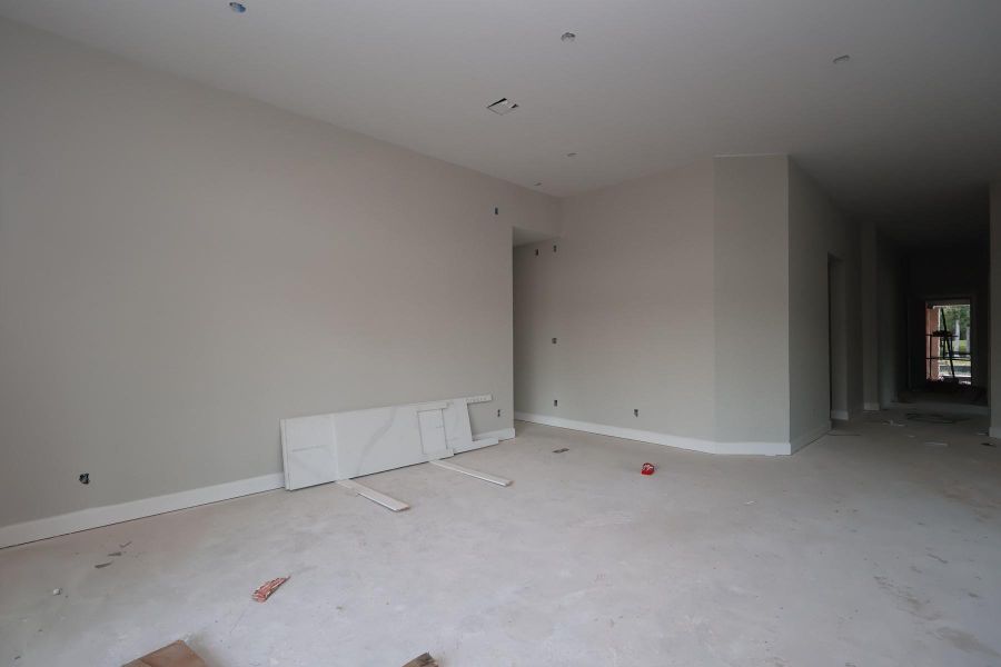 In-progress construction of a new home in The Highlands Encore - Harbor Collection, Porter, TX (Image 5).