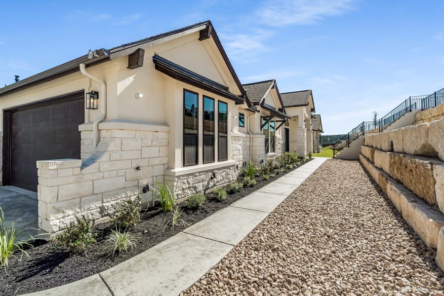 Representative exterior details of a home built from the Coronado I by Giddens Homes in Clearwater Ranch, Liberty Hill (Image 53).