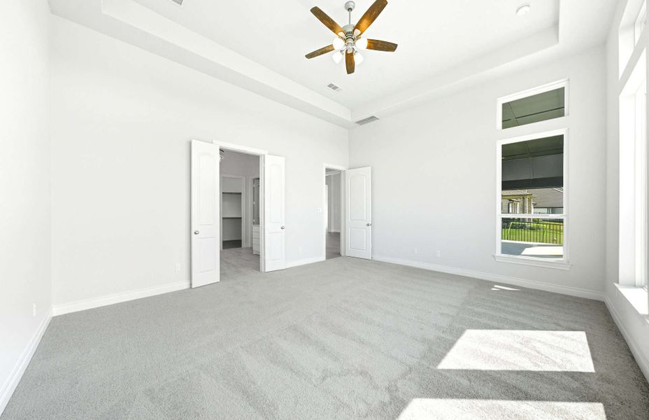Representative unfurnished interior of a home built from the 3663 by Ravenna Homes in Artavia 70′, Conroe (Image 30).
